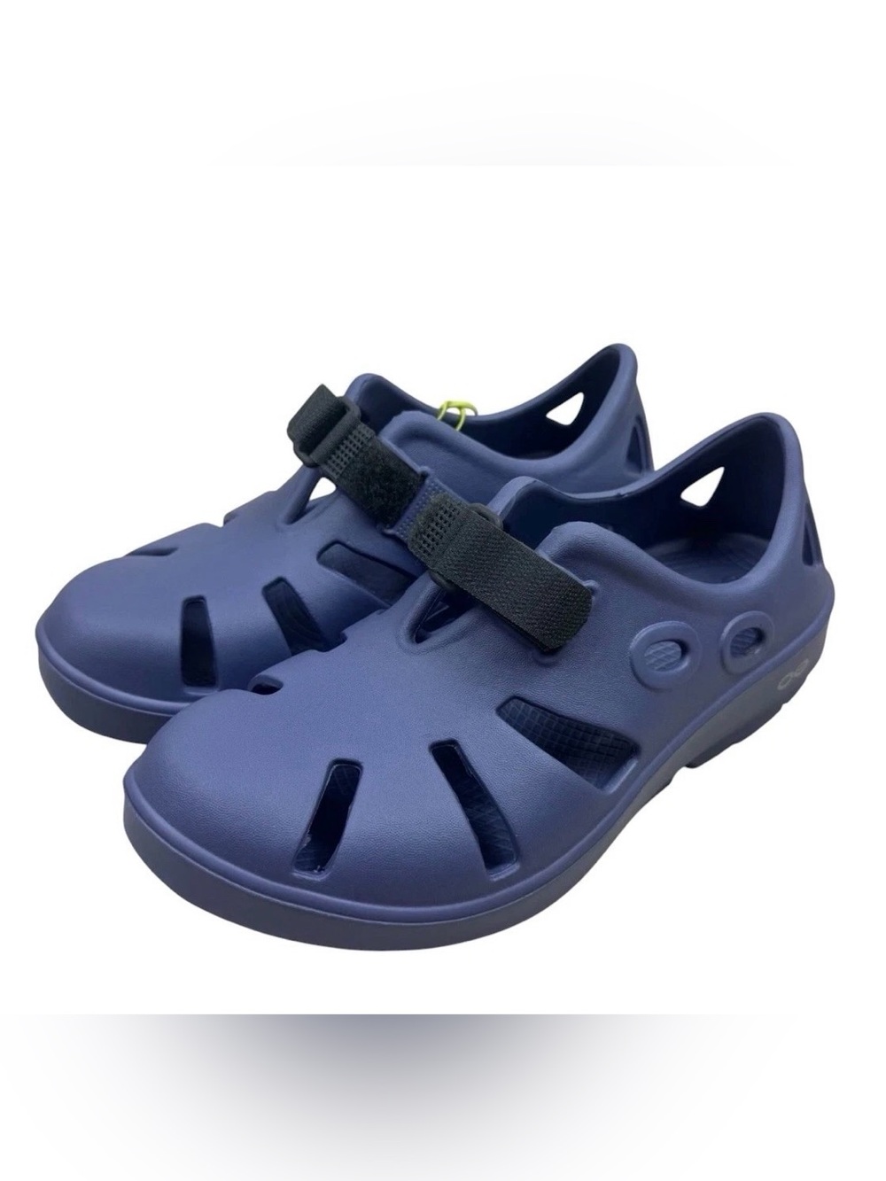 Oofos Oocandoo Mens Size 9 Women’s 11 Sport Recovery Sandals‎ Shoes blue NWT